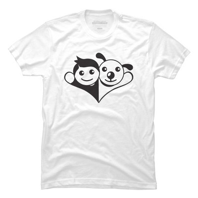 Men's Design By Humans Doggy Friend By graphicganga T-Shirt