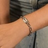 SHINE by Sterling Forever Annabeth Mixed Link Bracelet - 2 of 2