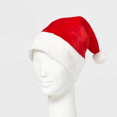Classic Red Santa Hat with Faux Fur - Wondershop™