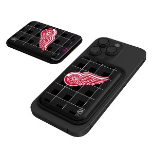 Keyscaper NHL Eastern Conference Teams Plaid Black Magnetic Credit Card Wallet - 1 of 3