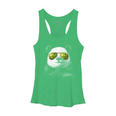 Women's Design By Humans cool panda By jun_salazar216 Racerback Tank Top
