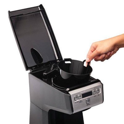 Hamilton Beach 12 Cup Black and Stainless Steel Programmable Coffee Maker