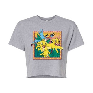 Women's - Disney - The Lion King Cropped Graphic T-Shirt - 1 of 4