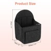 Unique Bargains Protective Lining Makeup Bags and Organizers Encrypted Felt Purse Insert 7.7" x 5" x 11" - 2 of 4
