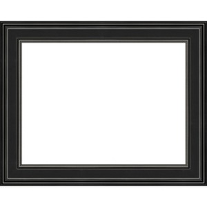 Amanti Art Ridge Black Framed Dry Erase Magnetic Board - 1 of 4