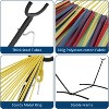 Double Hammock With Spreader Bar And Steel Bracket , Suitable For Camping, Backyard And Garden - 4 of 4