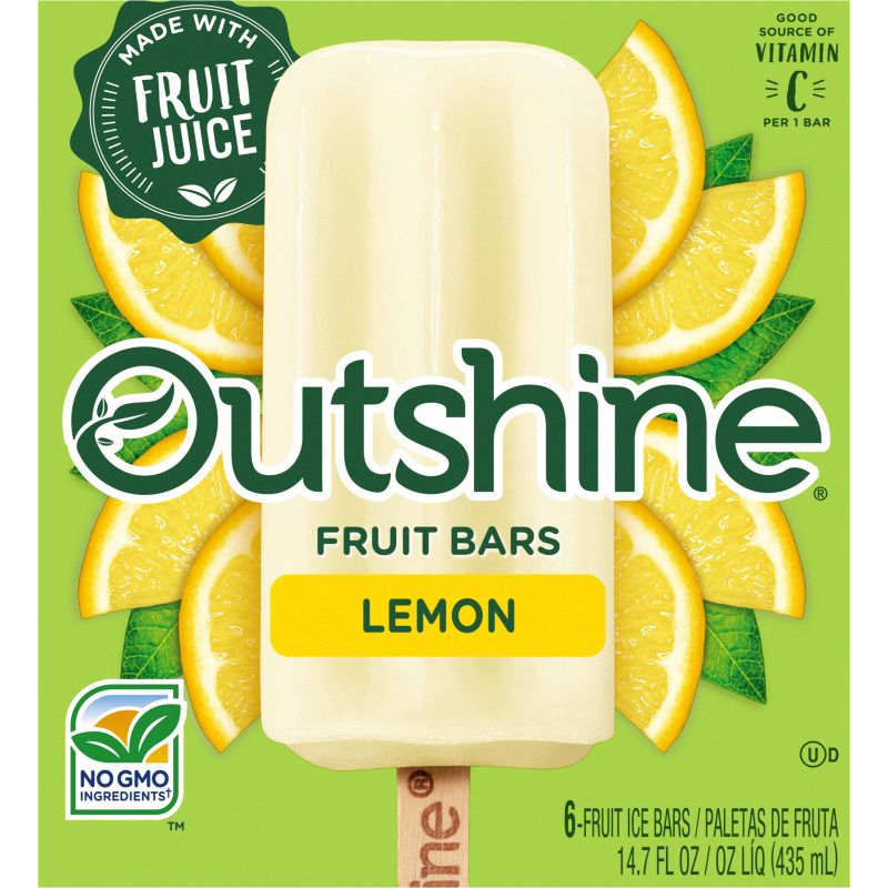 Outshine Lemonade Frozen Fruit Bar - 6ct, 1 of 11