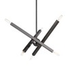 Livex Lighting Monaco 6 - Light Chandelier in  Black Chrome - 4 of 4