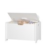 Dexmalle Wooden Kids Toy Organizer Storage Bin,White - 2 of 4