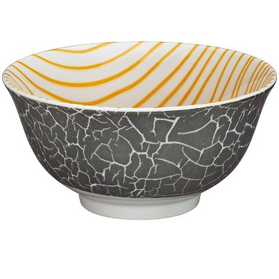 CILIO "Scribble" Porcelain Bowl, 17 fl. oz., 6" dia., Set of 6