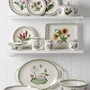 Portmeirion Botanic Garden 11" Square Dessert Dish with Handles, Sweet Pea Motif - Durable Porcelain Serveware, Microwave and Dishwasher Safe - 2 of 3