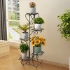 Artloge 42" Tall 5 Tier Metal Plant Stand - Weather Resistant Flower Pot Holder for Indoor & Outdoor Garden Decor - 4 of 4