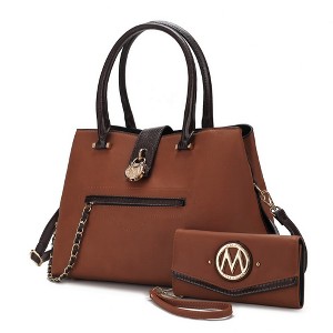 MKF Collection Edith Vegan Leather Women’s Tote Bag with Wallet by Mia K - 1 of 4