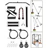 GOCAPTAIN Upgraded Home Gym LAT Pulldown & Lift Pulley System - 70"/90" Cables, Heavy-Duty Loading Pin | Full Upper Body Workouts - Black - 2 of 4