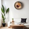 REGALWOVEN Modern Plastic Exquisite Battery Powered Silent Wall Clock 12 x 12 x 1.6 Inches - 3 of 4