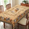 Farmhouse Tablecloth, Farm Country Rooster Plaid Rectangle Table Clothes for Dining Room, Party, Weddin Home Decor - 4 of 4