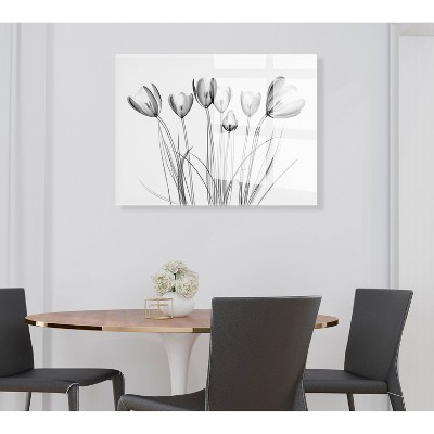 Crocus X-Ray Floral 23" x 31" Acrylic Wall Art