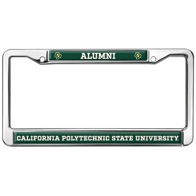 Cal Poly Alumni Logo Full Size Standard License Plate Metal Frame