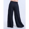 Women's Smocked Waist Wide Leg Pant | Motherhood Maternity - 2 of 4