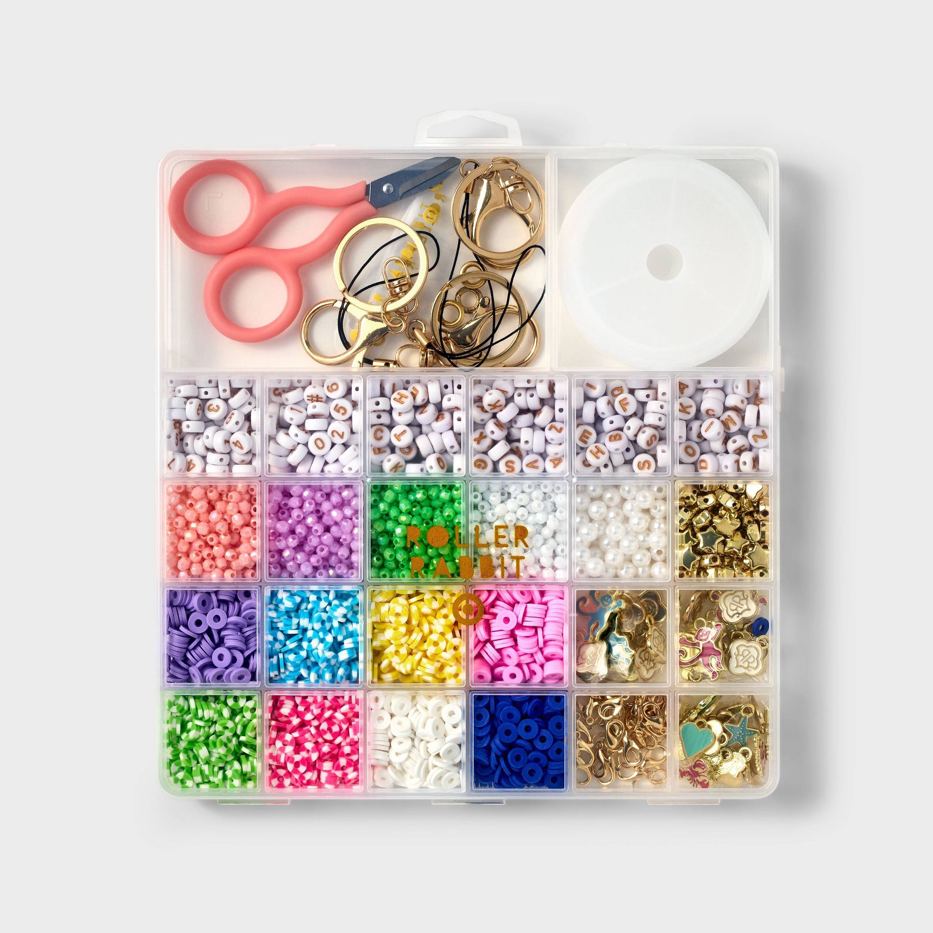 10pc Jewelry and Tech Accessory DIY Bead Art Kit - Roller Rabbit x Target