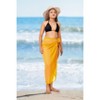 LA LEELA Sarong Coverups for Women Chiffon Swim Cover Up Long Women's Beachwear Pool Beach Wraps Skirt Bikini Cover-ups - 2 of 4