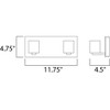 ET2 Lighting Blocs 2 - Light Vanity in  Polished Chrome - 2 of 3