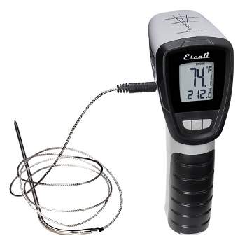 Escali Compact Portable Meat Candy Folding Digital Thermometer , Backlit  Display Easy to Storage with Magnet, Black