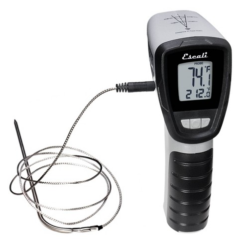 KIZEN Digital Meat Thermometer with Probe for Cooking & Grilling,  Black/White