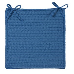 Colonial Mills Simply Home Solid - Blue Ice Chair Pad, 1 Pc - 1 of 1