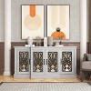 Galano Calidia Wood 60.4 in. 4 Door Wide Accent Sideboard with Adjustable Shelves - 3 of 4