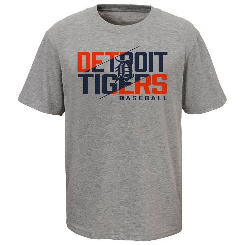 MLB Detroit Tigers Boys' Poly T-Shirt - XS