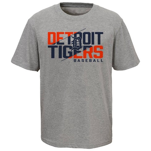 MLB Detroit Tigers Boys' Poly T-Shirt - L