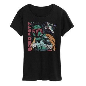 Women's - Star Wars - Boba Fett Short Sleeve Graphic T-Shirt - 1 of 4