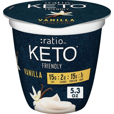 :ratio KETO Friendly Vanilla Yogurt - 5.3oz