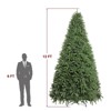 Karl Home 12ft Green PVC Christmas Tree - 4 of 4
