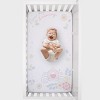 NoJo Disney Sweet Princess Light Blue, Pink, and White Enchanted 100% Cotton Photo Op Fitted Crib Sheet - 4 of 4