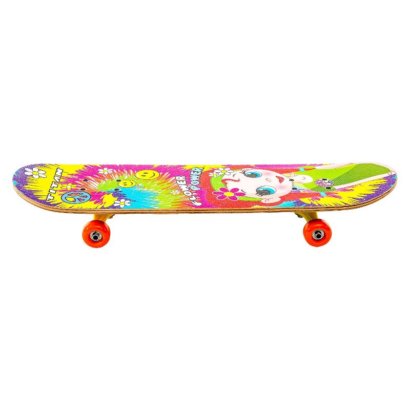 TITAN 9262 Flower Power Princess Complete 28" Girls' Skateboard, 3 of 10