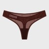 Wherewithal Women's AnyWhere Mesh Thong Brown - 3 of 4