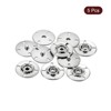 Unique Bargains Alloy Invisible Durable High Hardness Buckle Fasteners Press Studs Buttons 5 Pcs - 3 of 4