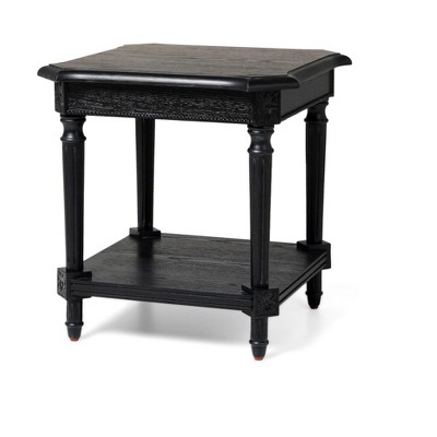 Maven Lane Pullman Traditional Square Wooden Side Table