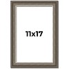 PosterPalooza | Weathered Black Picture Frame - UV Acrylic, Foam Board Backing, Hanging Hardware - 2 of 4