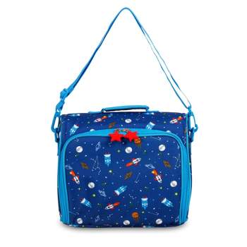 Bentgo Kids' Prints Double Insulated Lunch Bag, Durable, Water-resistant  Fabric, Bottle Holder - Lavender Galaxy : Target