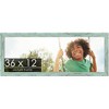 PosterPalooza | Panoramic Shabby Chic Green Picture Frame - UV Acrylic, Foam Board Backing, Hanging Hardware - 2 of 4