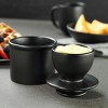 Butter Bell® Crock - Matte Black Ceramic Butter Keeper, French Style Butter Dish for Soft Spreadable Butter Without Refrigeration - 2 of 3