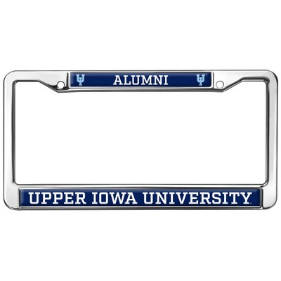 Upper Iowa University Alumni Full Size Standard License Plate Metal Frame