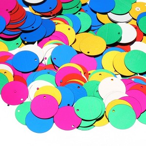 Unique Bargains Circle Style Shiny DIY Making Clothes Decoration Craft Supplies Sequins - 1 of 4