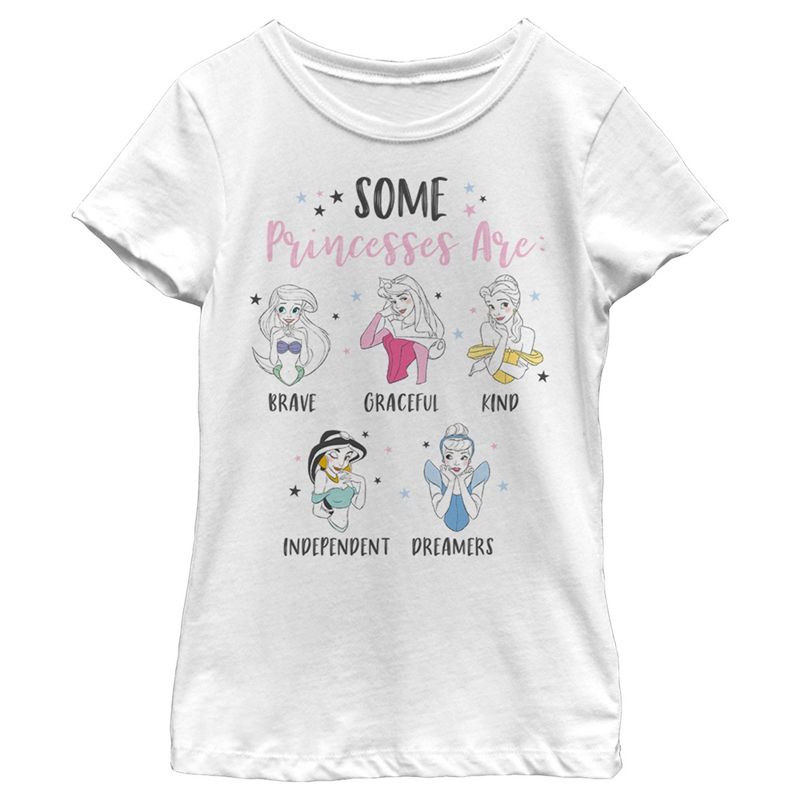 Girl's Disney Princess Personalities T-Shirt, 1 of 5