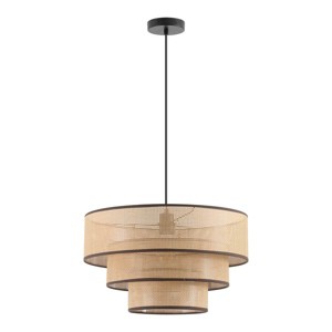 Malya 20" Pendant - PND4202 - Brown/Natural - Safavieh - 1 of 4