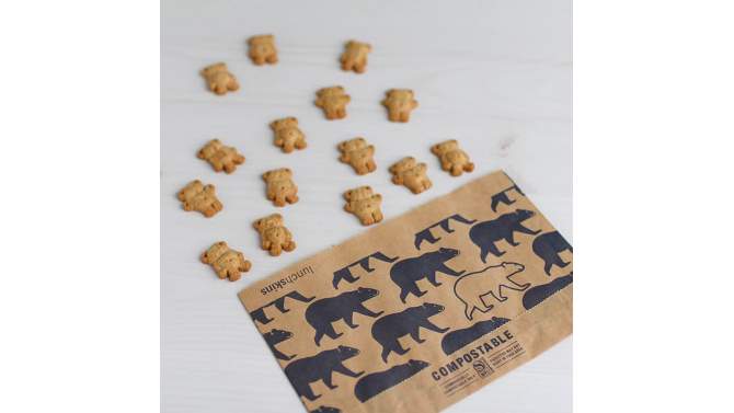 Lunchskins Compostable Food Storage Snack Bags - Bear - 50ct, 2 of 9, play video