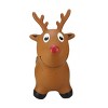 BounceZiez Inflatable Bouncy Ride-On Hopper with Pump - Reindeer - 4 of 4